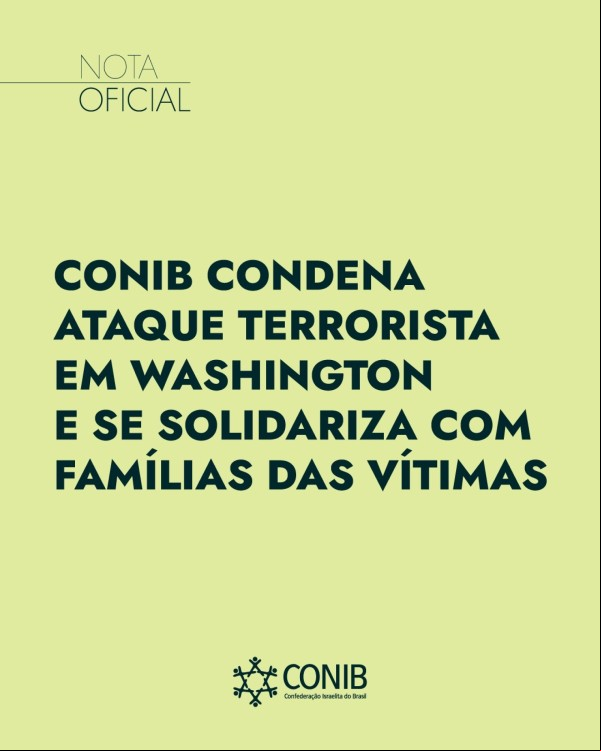 Todas as Notícias Todas as Notícias - Fundada em 1948, a CONIB – Confederação Israelita do Brasil é o órgão de representação e coordenação política da comunidade judaica brasileira.