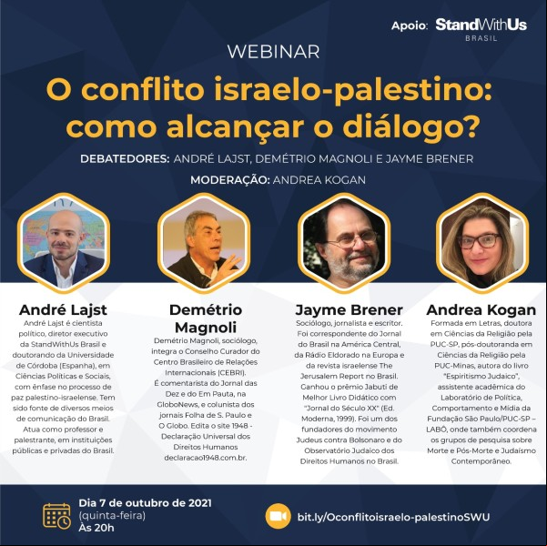 Agenda - Fundada em 1948, a CONIB – Confederação Israelita do Brasil é o órgão de representação e coordenação política da comunidade judaica brasileira. 