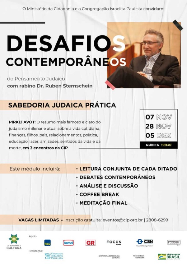 Agenda - Fundada em 1948, a CONIB – Confederação Israelita do Brasil é o órgão de representação e coordenação política da comunidade judaica brasileira. 