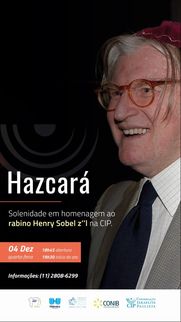 Agenda - Fundada em 1948, a CONIB – Confederação Israelita do Brasil é o órgão de representação e coordenação política da comunidade judaica brasileira. 